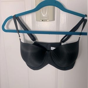 Aerie Bra 34E (2D) Underwire Lightly Padded Nylon Cups Black
